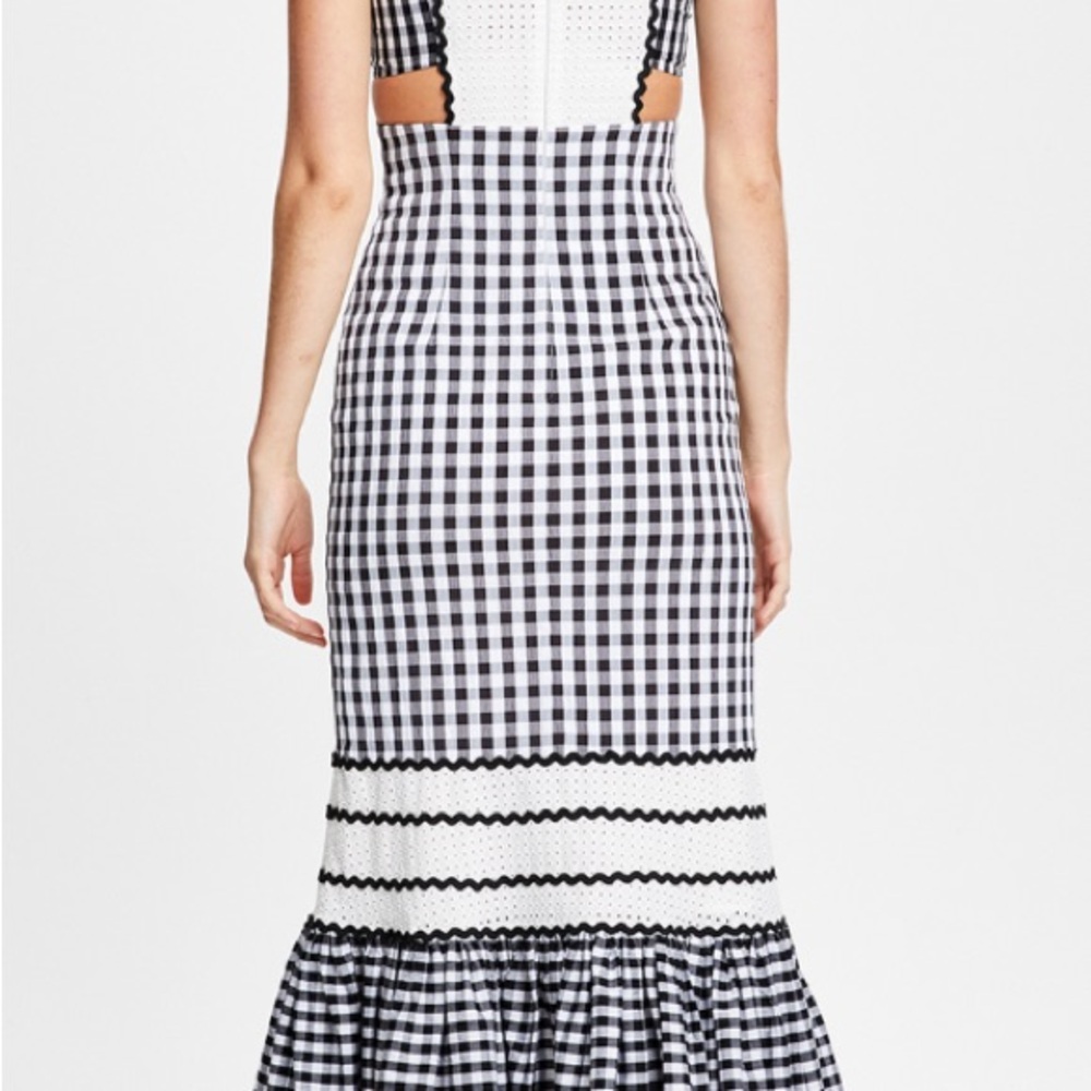 Black and White Gingham Dress - Picture 7 of 7